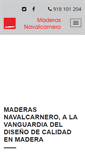 Mobile Screenshot of maderasnavalcarnero.com